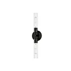 Maxim Lighting Equilibrium 26370CLBK 2-Lights Black Wall Sconce
