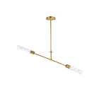 Maxim Lighting 26372CLNAB Equilibrium 2-Lights 12W Natural Aged Brass Pendant