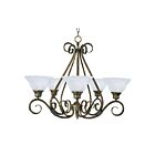 Maxim Lighting 2655MRKB Pacific 5-Lights 300W Kentucky Bronze Incandescent Chandelier