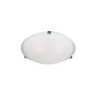 Maxim Lighting 2680FTSN Malaga 2-Lights 60W Satin Nickel Flush Mount