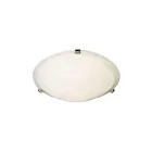 Maxim Lighting 2680MRSN Malaga 2-Lights 60W Satin Nickel Flush Mount