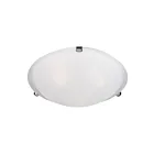 Maxim Lighting 2681FTSN Malaga 3-Lights 60W Satin Nickel Flush Mount