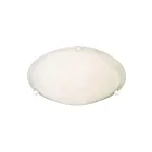 Maxim Lighting 2681MRWT Malaga 3-Lights 60W White Flush Mount