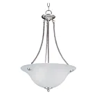 Maxim Lighting 2682FTSN Malaga 3-Lights 180W Satin Nickel Pendant