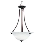Maxim Lighting 2682MROI Malaga 3-Lights 180W Oil Rubbed Bronze Pendant
