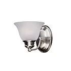 Maxim Lighting Malaga 2686FTSN 1-Light Satin Nickel Wall Sconce