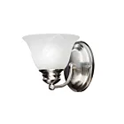 Maxim Lighting Malaga 2686MRSN 1-Light Satin Nickel Wall Sconce