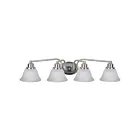 Maxim Lighting Malaga 2689FTSN 4-Lights 60W Satin Nickel Vanity Light