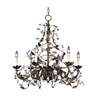 Maxim Lighting 2851OI Elegante 6-Lights 360W Oil Rubbed Bronze Incandescent Chandelier