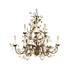 Maxim Lighting 2852EG Elegante 9-Lights 540W Etruscan Gold Incandescent Chandelier