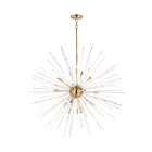 Maxim Lighting 28666CLSBR Polaris 16-Lights 960W Satin Brass Pendant