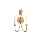 Maxim Lighting Paloma 2882GL 2-Lights Gold Leaf Wall Sconce