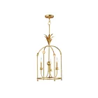 Maxim Lighting 2884GL Paloma 3-Lights 180W Gold Leaf Pendant