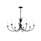 Maxim Lighting 2888AR Paloma 8-Lights 480W Anthracite Incandescent Chandelier