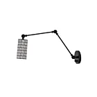 maxim Lighting 29120BKWT 1-Light 40W Black and White Wall Sconce