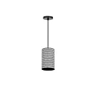Maxim Lighting 29121BKWT 1-Light 60W Black and White Pendant