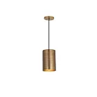 Maxim Lighting 29121WBR 1-Light 60W Weathered Brass Pendant