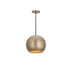 Maxim Lighting 29131WBR 1-Light 60W Weathered Brass Pendant