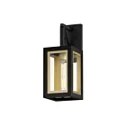 Maxim Lighting Neoclass 30052CLBKGLD Black/Gold 60W Outdoor Wall Mount