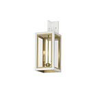 Maxim Lighting Neoclass 30055CLWTGLD White/Gold 80W Outdoor Wall Mount