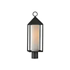 Maxim Lighting Aldous 30070SWBK 1-Light Black 60W Outdoor Post Mount