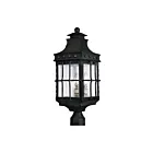 Maxim Lighting Nantucket 30080CDCF 3-Lights 120W Country Forge Outdoor Post Lantern