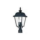 Maxim Lighting Builder Cast 3008BK 3-Lights 120W Black Outdoor Post Lantern