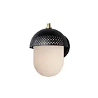 Maxim Lighting Perf Outdoor 30182WTBKGLD Black/Gold 60W Outdoor Wall Mount