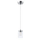 Maxim Lighting 30260CLFTSN Mod 1-Light 8W Satin Nickel Pendant