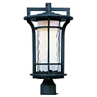 Maxim Lighting Oakville 30480WGBO 1-Light 60W Black Oxide Outdoor Post Lantern