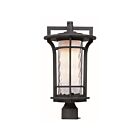 Maxim Lighting Oakville 30480WGBO 1-Light 60W Black Oxide Outdoor Post Lantern