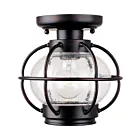 Maxim Lighting 30508CDOI Portsmouth 1-Light 60W Oil Rubbed Bronze Flush Mount