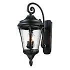Maxim Lighting Sentry 3055WGBK Black 120W Outdoor Wall Mount