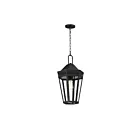 Maxim Lighting 30596CLBK Oxford 1-Light 60W Black Pendant