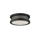 Maxim Lighting 30599WTBK Oxford 3-Lights 40W Black Flush Mount