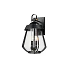 Maxim Lighting Mariner 30624CDBKAB Black/Antique Brass 120W Outdoor Wall Mount