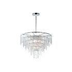 Maxim Lighting 30737CLWTPC Glacier 19-Lights 760W White/Polished Chrome Incandescent Chandelier