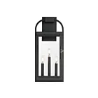Maxim Lighting 30804CLBK 3-Lights 120W Black Outdoor Wall Light