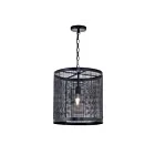 Maxim Lighting 31222BK 1-Light 60W Black Pendant