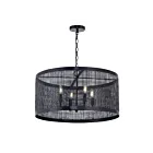 Maxim Lighting 31224BK 4-Lights 240W Black Pendant