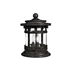 Maxim Lighting 3132CDSE Santa Barbara DC 3-Lights 120W Sienna Post Light