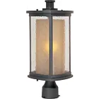 Maxim Lighting Bungalow 3150CDWSBZ 1-Light 60W Bronze Outdoor Post Lantern