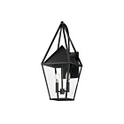 Maxim Lighting 3166CLBK 2-Lights 120W Black Outdoor Wall Light