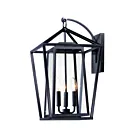Maxim Lighting Artisan 3176CLBK Black 180W Outdoor Wall Mount