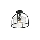 Maxim Lighting 31841WGBS 1-Light 60W Blacksmith Semi Flush Mount