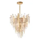 Maxim Lighting 32325CLCMPGL Majestic 12-Lights 480W Gold Leaf Incandescent Chandelier