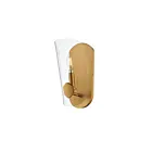 Maxim Lighting Armory 32351CLNAB 1-Light Natural Aged Brass Wall Sconce