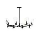 Maxim Lighting 32358CLBK Armory 8-Lights 480W Black Incandescent Chandelier