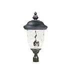 Maxim Lighting Carriage House DC 3421WGOB 3-Lights 120W Oriental Bronze Outdoor Post Lantern