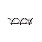 Maxim Lighting Curlicue 35106CDBKPN 3-Lights 40W Black/Polished Nickel Vanity Light